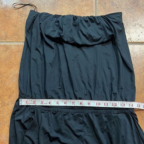 A|X Armani Exchange Strapless Black jumpsuit size M - Picture 8 of 11